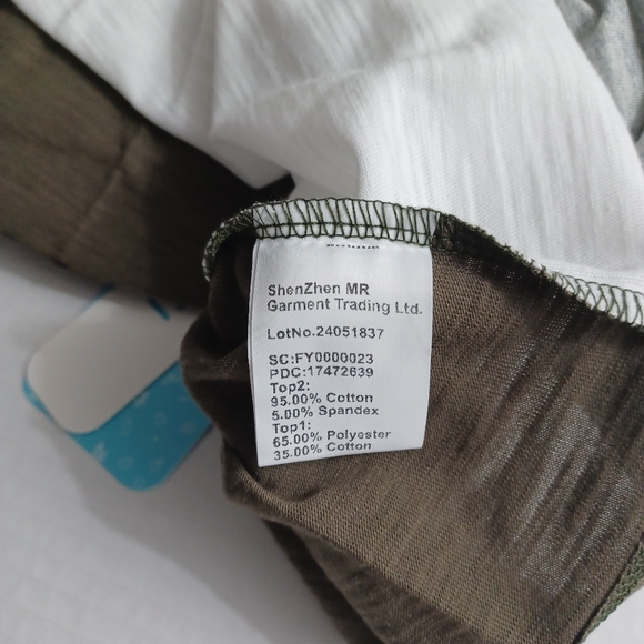 IFFEI Pocket T-Shirt NEW Triple Tone Tee Boys 8-9Y Green & White -Short Sleeve - Picture 6 of 9